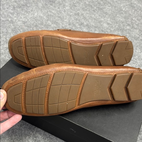 Kenneth Cole Leather Driving Moccasins with Chain Bit Detail - Picture 8 of 8